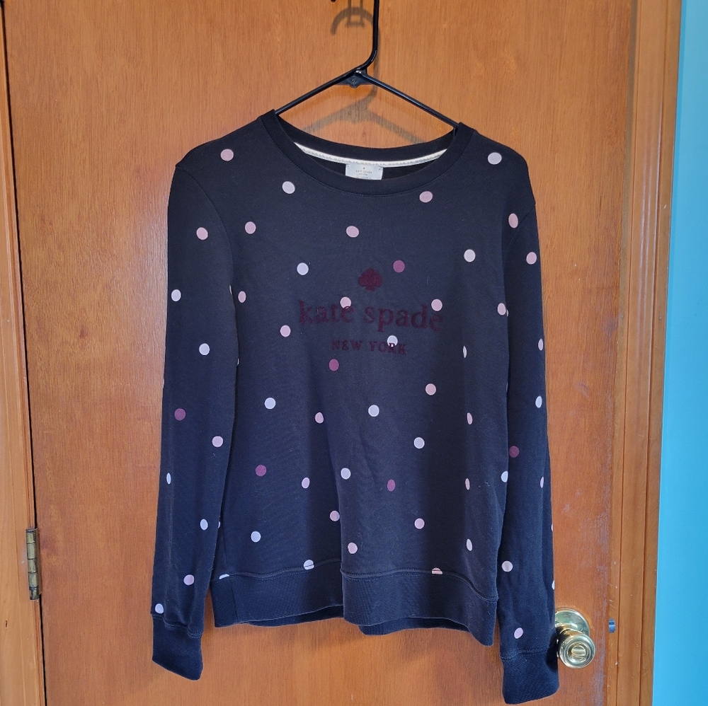 Kate Spade sweatshirt XS polk-a-dots